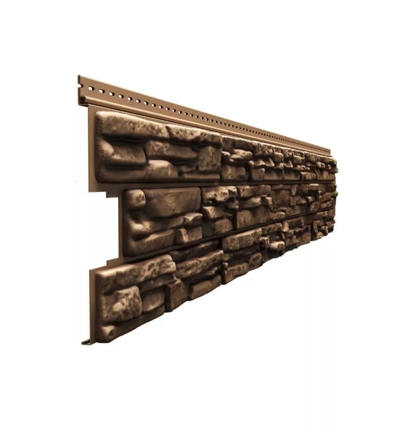 Сайдинг Docke Lux Rocky Кедровый орех купить в краснодаре