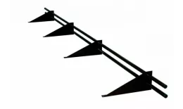 Снегозадержатель трубчатый для натуральной черепицы Стандарт RAL9005 3м(проф.до 50мм). Цена: 4164 руб. Артикул: 43754