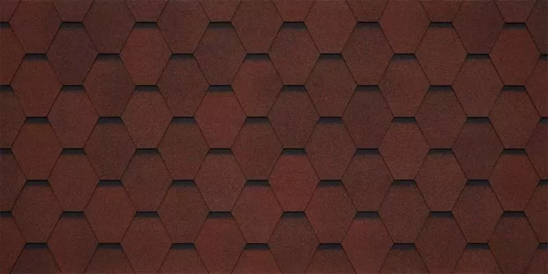 Гибкая черепица Tegola GARDA  Rosso 409 (красный) купить в краснодаре