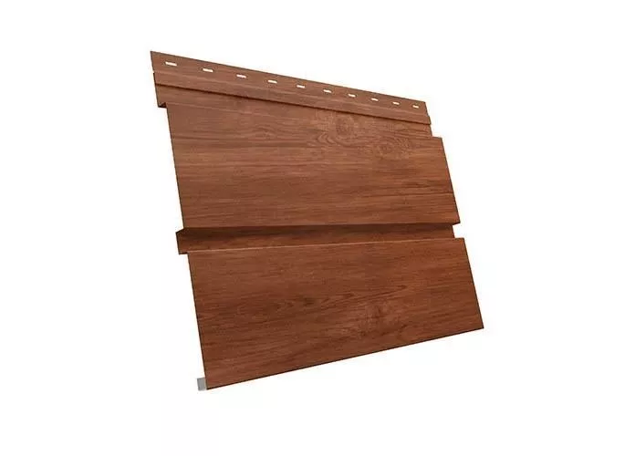 Металлический сайдинг Grand Line Квадро Брус Print Elite Рябина купить в краснодаре