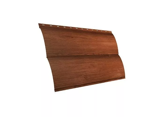 Металлический сайдинг Grand Line Блок-хаус Новый Print Elite Рябина купить в краснодаре