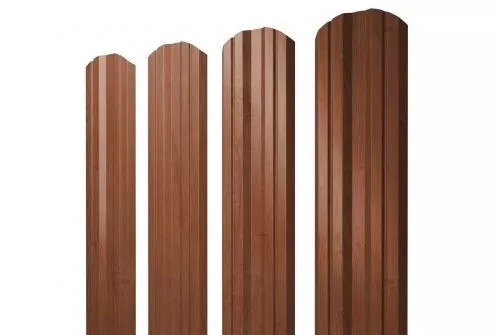 Штакетник Grand Line Twin фигурный 0,45 Print Premium РФ Rowan Рябина купить в краснодаре