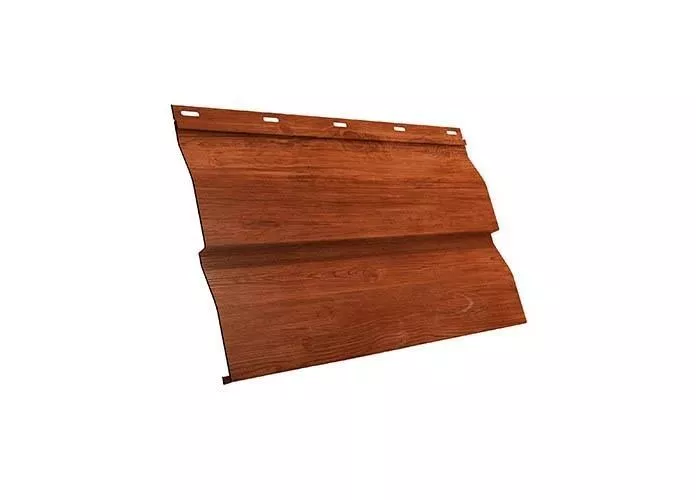 Металлический сайдинг Grand Line Корабельная доска XL Print Elite 0,45 мм Рябина купить в краснодаре