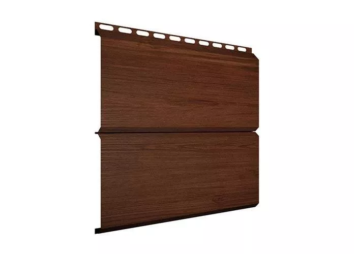 Металлический сайдинг Grand Line ЭкоБрус Print Elite 0,45 мм Рябина купить в краснодаре