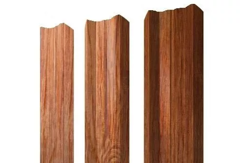 Штакетник Grand Line Twin фигурный 0,45 Print Elite Rowan Рябина купить в краснодаре