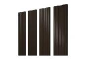 Штакетник Grand Line Twin 0,45 Drap RR 32 Темно-коричневый – Купить оптом и в розницу