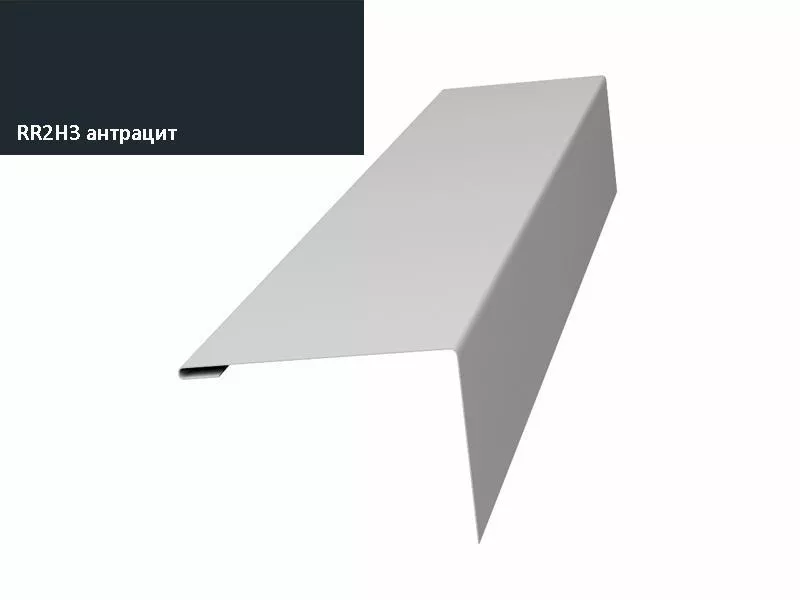 Нащельник (для калиток и ворот) 25х35 жалюзи Milan, Tokyo 0,5 GreenCoat Pural BT, matt RR2Н3. GL купить в краснодаре