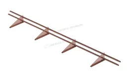 Снегозадержатель трубчатый дл. 3000 мм (3011) ROOFRetail. Цена: 2103 руб. Артикул: 43347