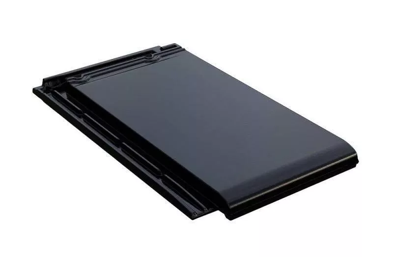 Керамическая черепица Braas Турмалин Глазурь глубокий черный купить в краснодаре