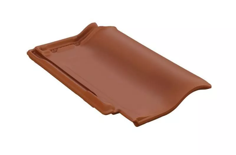 Керамическая черепица Braas Рубин 11V Натуральный красный купить в краснодаре