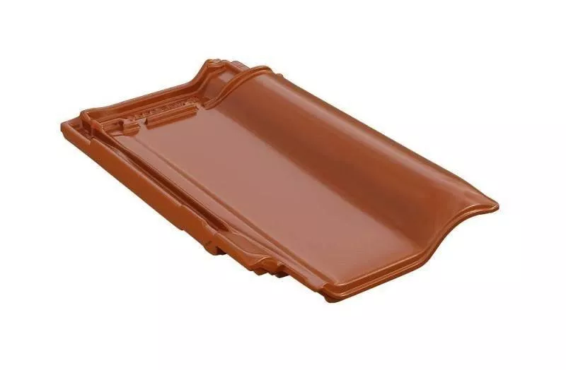 Керамическая черепица Braas Рубин 13V Глазурь красная осень купить в краснодаре