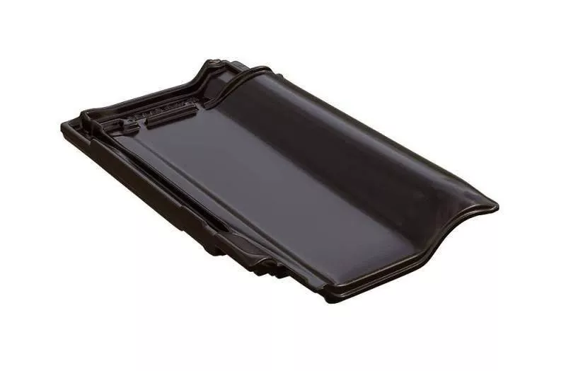 Керамическая черепица Braas Рубин 13V Глазурь Тик Коричневый купить в краснодаре