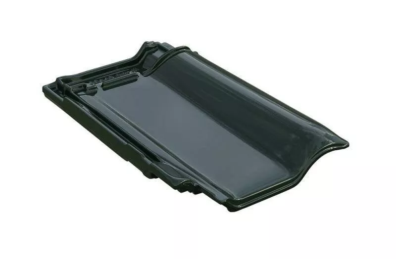 Керамическая черепица Braas Рубин 13V Топ-глазурь зеленая ель купить в краснодаре