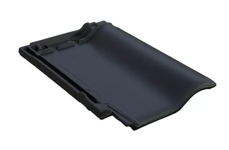 Керамическая черепица Braas Рубин 9V Ангоб антрацит купить в краснодаре