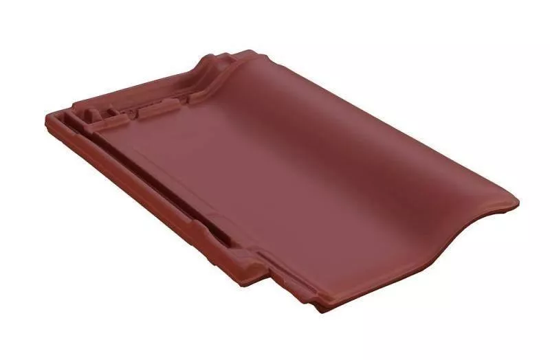 Керамическая черепица Braas Рубин 9V Ангоб красная лава купить в краснодаре