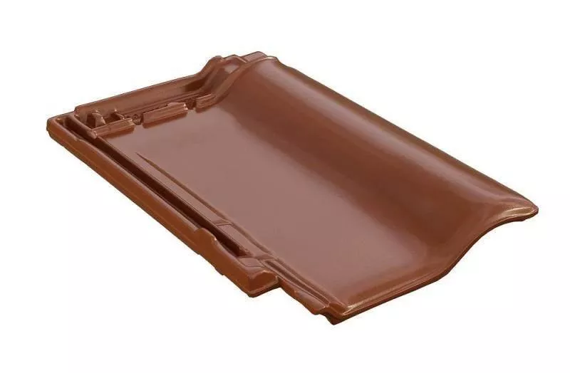 Керамическая черепица Braas Рубин 9V Глазурь каштан купить в краснодаре