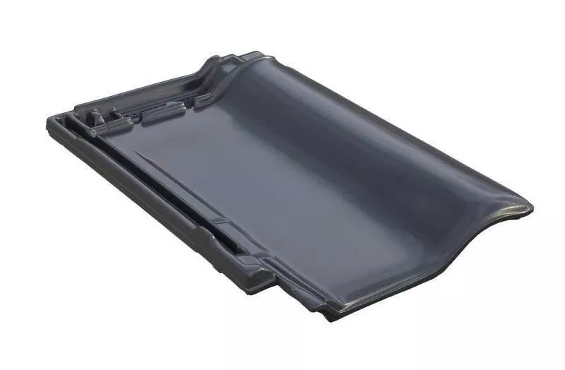 Керамическая черепица Braas Рубин 9V Глазурь королевский серый купить в краснодаре