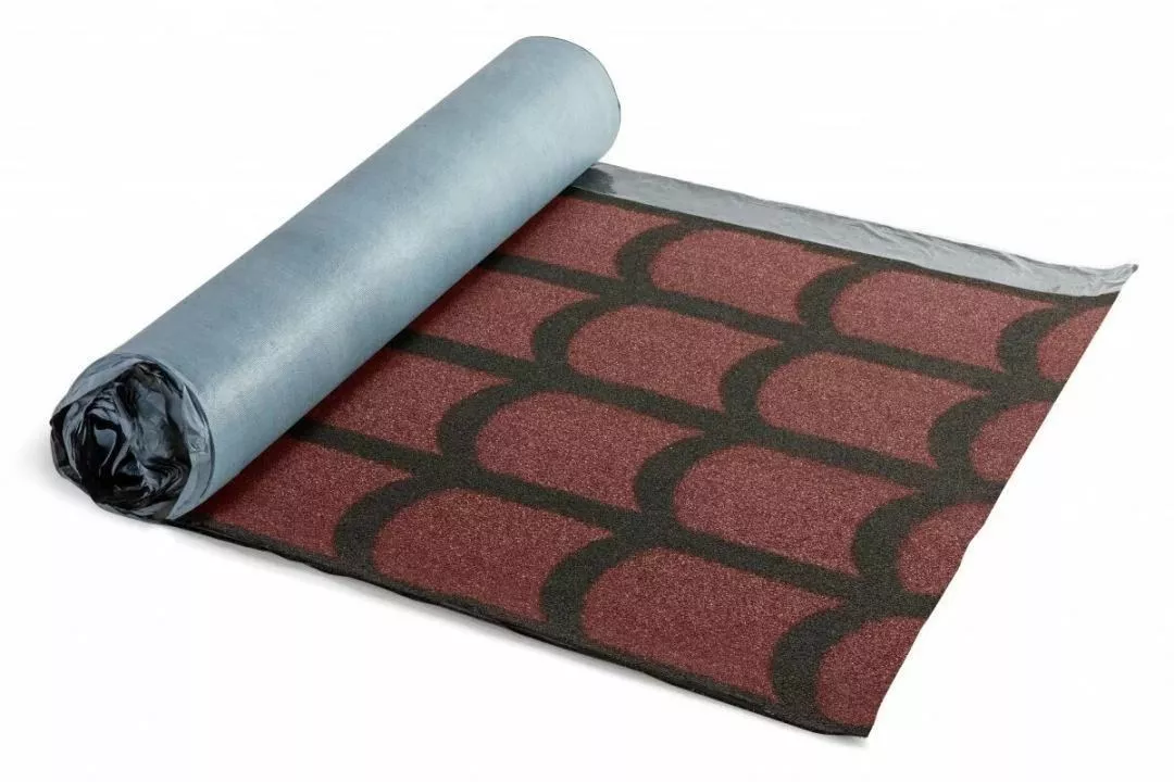 РУЛОННАЯ ЧЕРЕПИЦА Классическая, бордовая купить в краснодаре