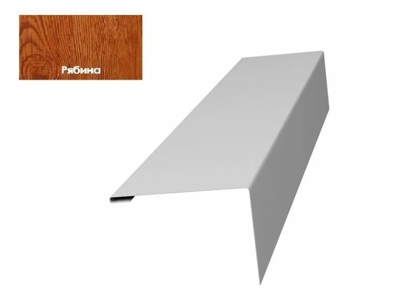 Нащельник (для калиток и ворот) 25х35 жалюзи Milan, Tokyo 0,45 Print Premium Rowan (L1,68) GL купить в краснодаре