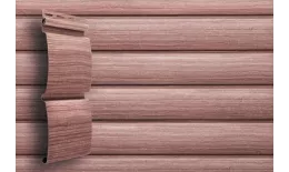 Виниловый сайдинг Grand Line Блок-хаус D4.8 Tundra Рябина. Цена: 561 руб. Артикул: GrandLine28
