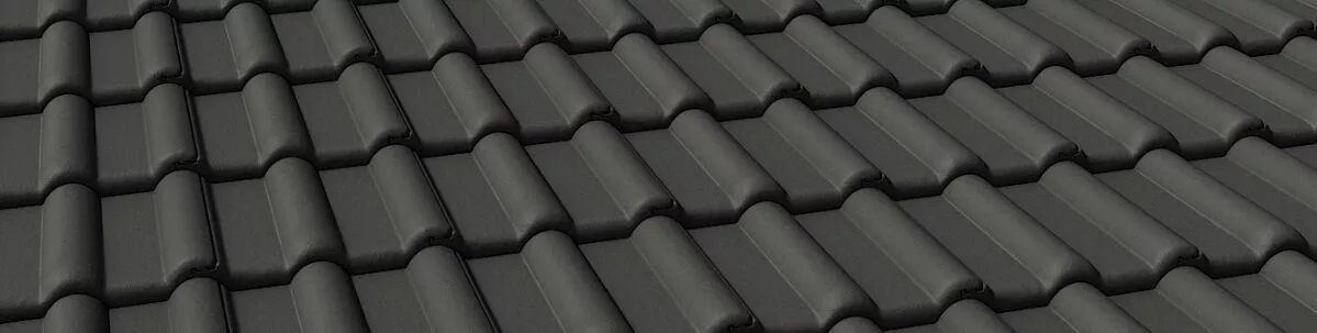 Рядовая черепица Таунус черный Braas купить в краснодаре