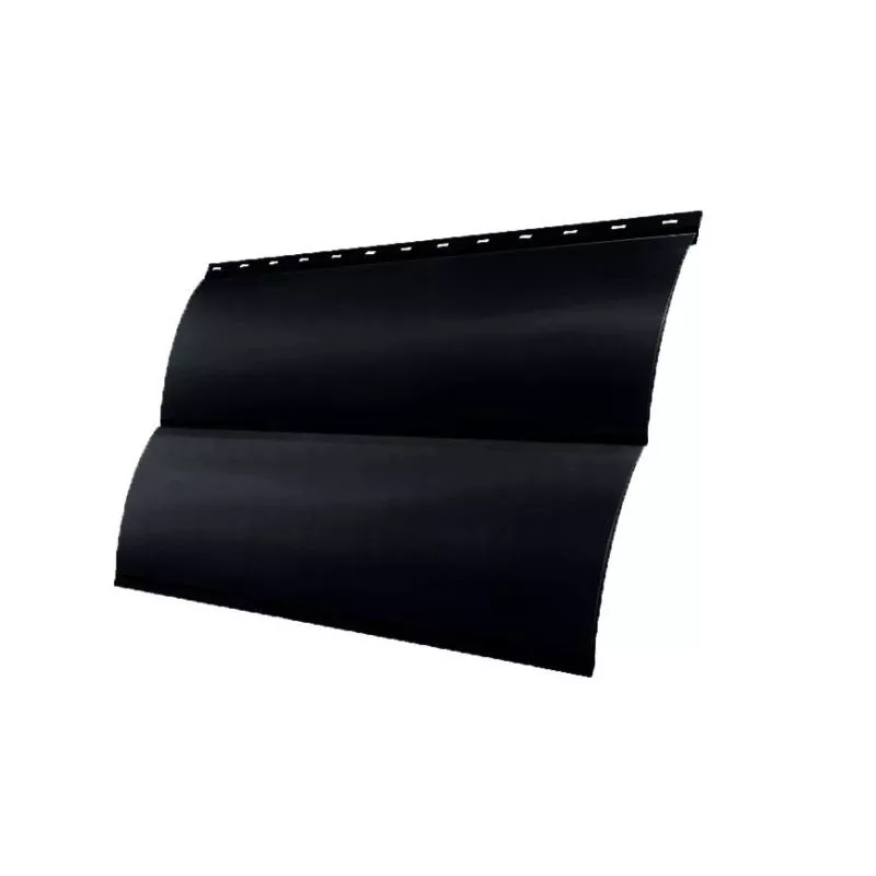 Сайдинг Блок-хаус 0,390 0,45 Drap RAL 9005 черный купить в краснодаре