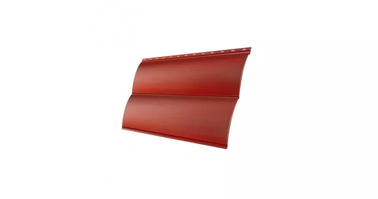 Сайдинг Блок-хаус 0,390 0,5 Satin RAL 8004 терракота купить в краснодаре