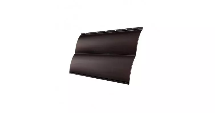 Сайдинг Блок-хаус 0,390 0,5 Satin RAL 8017 шоколад купить в краснодаре