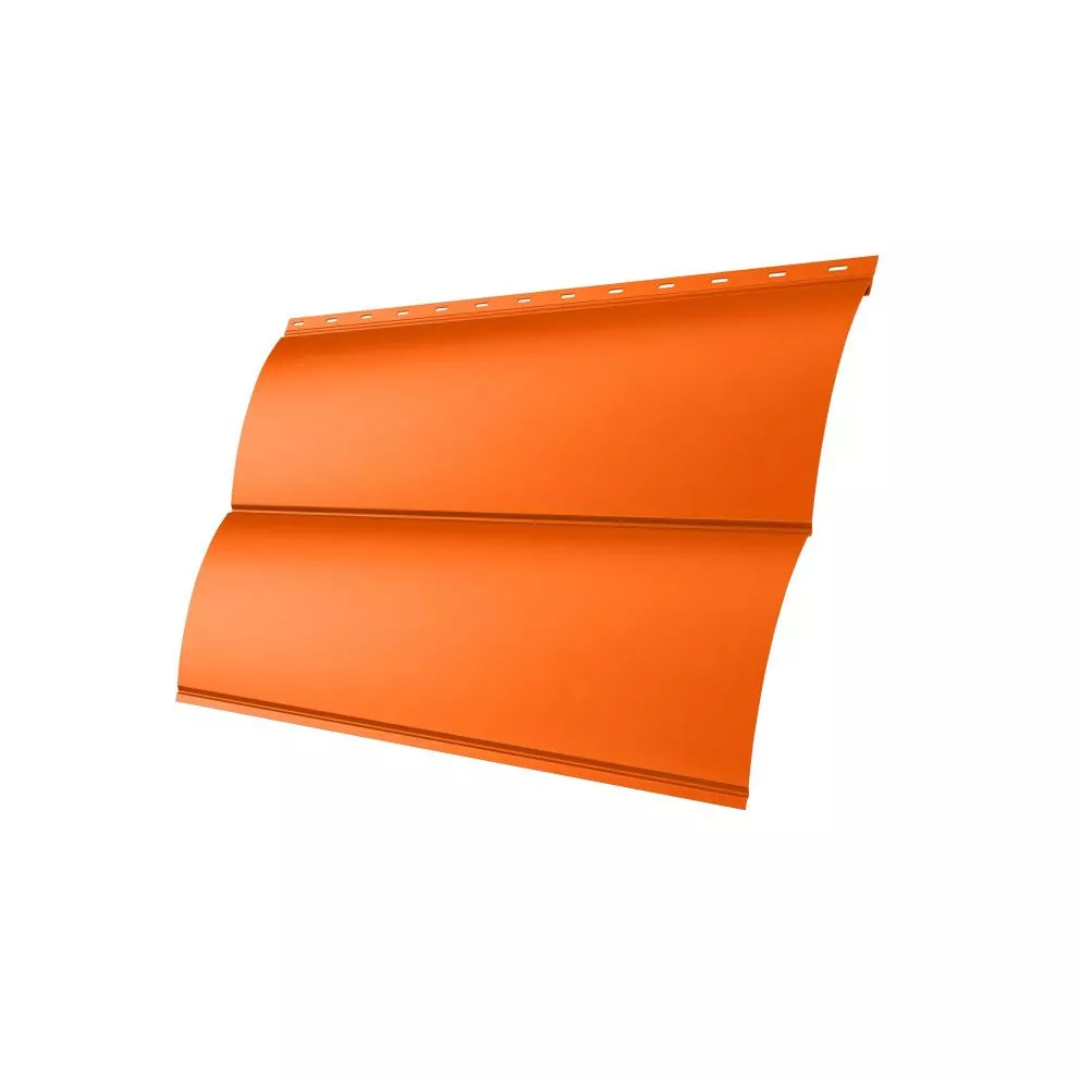 Сайдинг Блок-хаус 0,390 Grand Line 0,45 PE RAL 2004 оранжевый купить в краснодаре