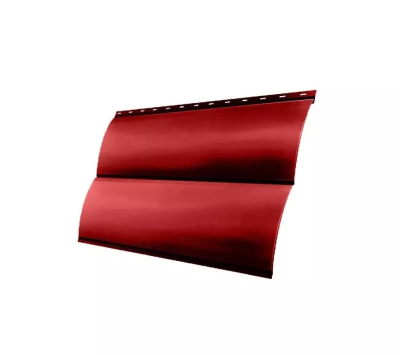 Сайдинг Блок-хаус 0,390 Grand Line 0,45 PE RAL 3003 рубиново-красный купить в краснодаре