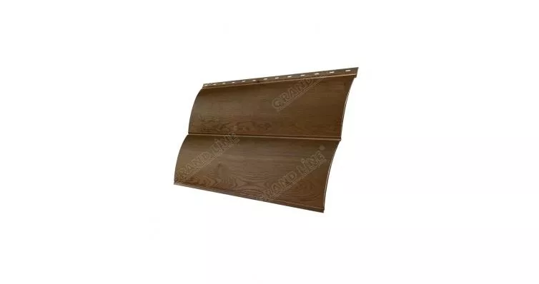 Сайдинг Блок-хаус 0,390 Grand Line 0,45 Print Elite Antique Wood TwinColor купить в краснодаре