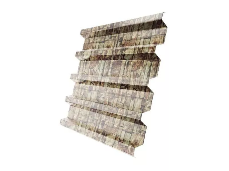 Профнастил Grand Line Н60 R Print Elite 0,45 мм Sand Stone Камень песчаник купить в краснодаре