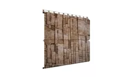 Металлический сайдинг Grand Line ЭкоБрус Гофр Colority Print 0,45 мм Камень песчаник. Артикул: GrandLine-MS1145