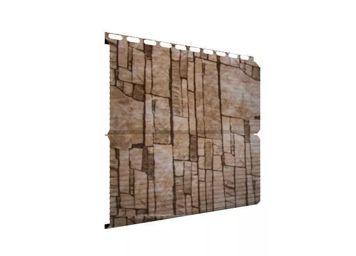 Металлический сайдинг Grand Line ЭкоБрус Гофр Colority Print 0,45 мм Камень песчаник купить в краснодаре