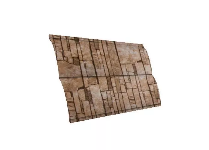 Металлический сайдинг Grand Line Блок-хаус Новый Print Elite Камень песчаник купить в краснодаре