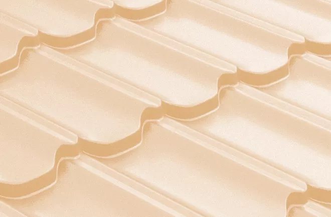 Металлочерепица Grand Line Квинта плюс 3D (Kvinta Plus 3D) 0,45 Полиэстер RAL 1015 светлая слоновая кость купить в краснодаре