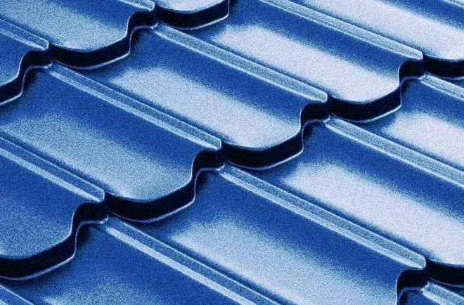 Металлочерепица GL Квинта плюс (Kvinta Plus) 0,5 Satin RAL 5005 сигнально-синий купить в краснодаре