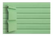 Сайдинг Корабельная доска Grand Line Color Plus салатовый (3,66м) – Купить оптом и в розницу