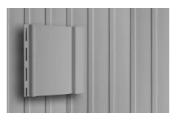 Сайдинг Вертикальный Grand Line Standart серый (3,0м) – Купить оптом и в розницу
