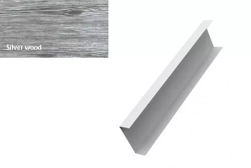 Декоративная накладка на столб жалюзи Milan,Tokyo 0,45 Print Premium Silver Wood GL купить в краснодаре