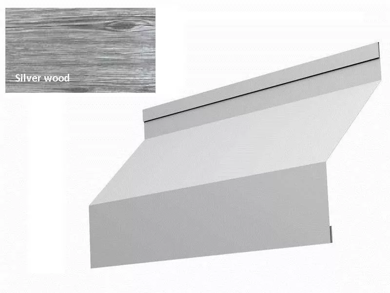 Ламель жалюзи Milan new 0,45 Print Premium Silver Wood GL купить в краснодаре