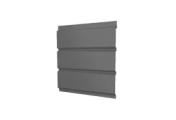 Софит металл GL с перфорацией GreenCoat Pural 0,45 мм RR 23 темно-серый – Купить оптом и в розницу