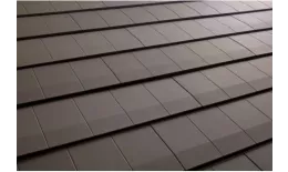 Композитная черепица AeroDek Quadro Серый. Артикул: AeroRob-Q-grey