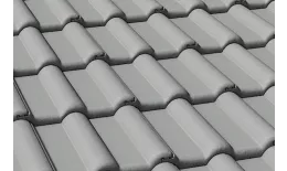 Цементно-песчаная минеральная черепица Braas Франкфурт серый. Цена: 136 руб. Артикул: zp06