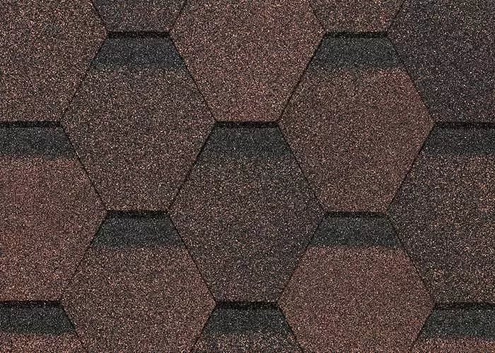 Гибкая черепица Docke PIE EURASIA Шестигранник Серый купить в краснодаре