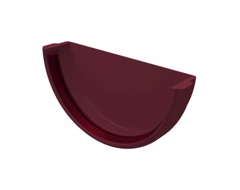 Заглушка желоба универсальная ПВХ Grand Line Стандарт Бордо купить в краснодаре