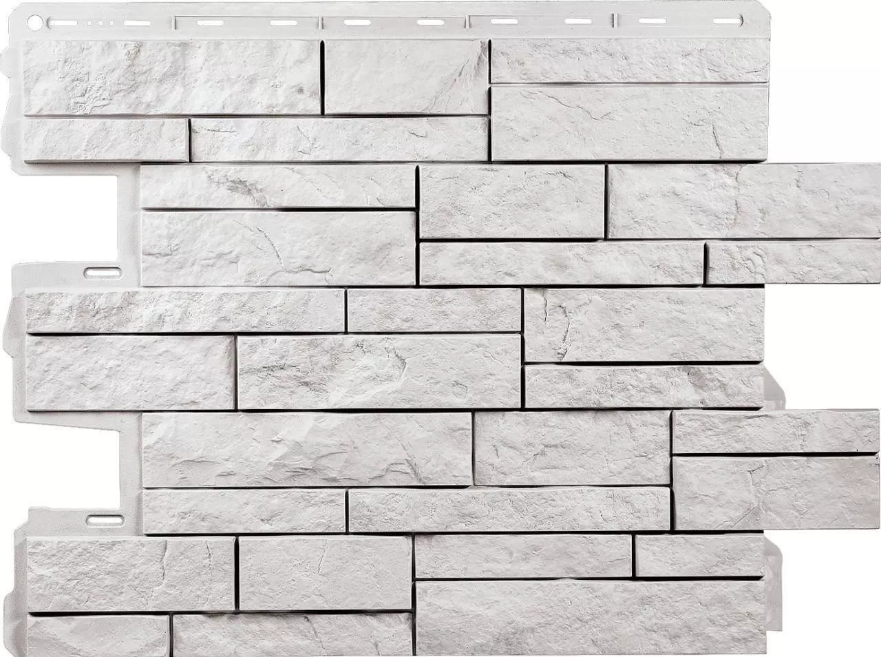 Фасадные панели Альта-Профиль Шотландия ЭКО Белый купить в краснодаре