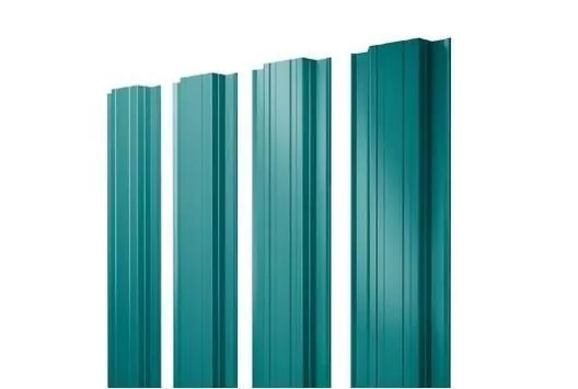 Штакетник Grand Line Прямоугольный 0,45 PE RAL 5021 Водная синь купить в краснодаре