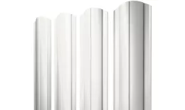 Штакетник Круглый фигурный 0,45 Drap TX RAL 9003 сигнальный белый. Цена: 130 руб. Артикул: 38239