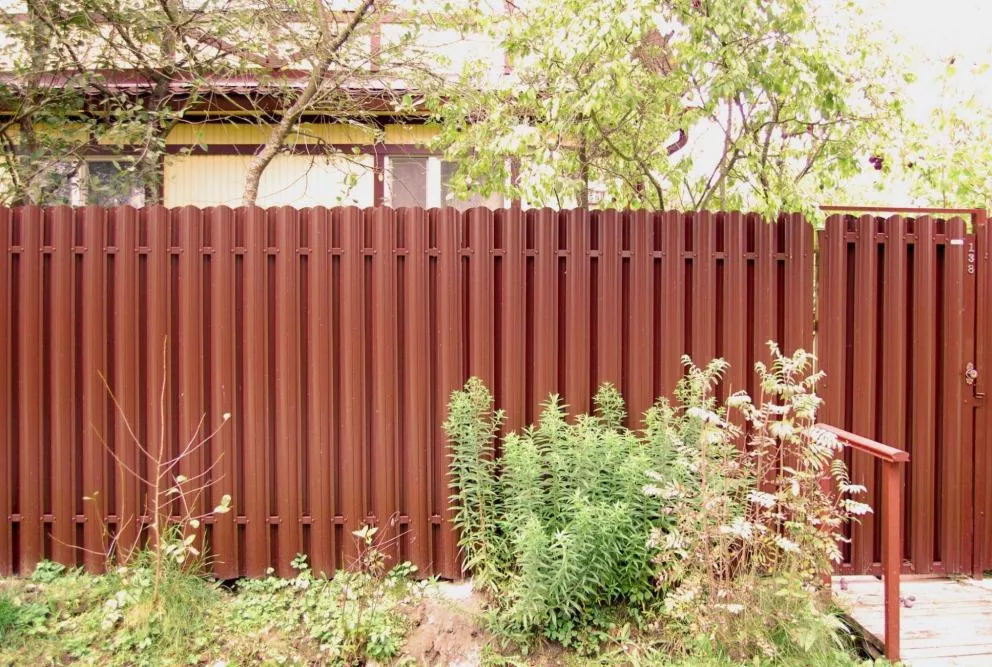 Штакетник Круглый фигурный 0,45 Print Elite Chestnut Wood TwinColor купить в краснодаре